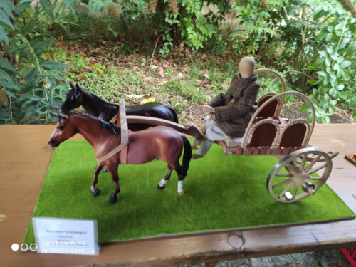 Modell eines eisenzeitlichen Wagens (gebaut von Klaus Löw)